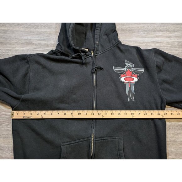 2010 Olympics Oakley Totem Canada Native Hoodie Size Medium Vintage Rare - Picture 9 of 12